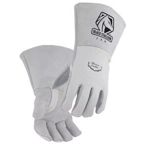 LEATHER WELDING GLOVES Black Stallion 750L Large PREMIUM ELK SKIN 1140A